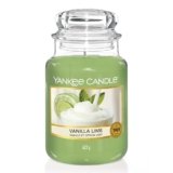 Yankee Candle Candela profumata in giara grande | Calce alla vaniglia | Durata Fino a 150 Ore | Regali per donne
