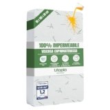 Utopia Bedding Coprimaterasso Singolo Impermeabile 90 x 190 x 30 cm, Certificato OEKO-TEX, Proteggi Materasso, Traspirante, Lavabile, Stile Montato Tutto Intorno Elastico