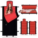 Tappetino per Terapia a Luce Rossa, 2570 luci LED Lampada Infrarossi Cintura Red Light Therapy 660nm Luce Rossa 850nm Luce Infrarossi Vicino, Coperta per Terapia a Luce Rossa