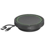 Jabra Speak 2 55 Viva Voce Bluetooth Wireless, 4 microfoni, cancellazione del rumore, altoparlante full range da 50 mm, audio a banda larga, compatto e portatile Certificato MS Teams Grigio scuro