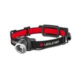 Ledlenser H8R Torcia Frontale LED, Ricaricabile con Batteria al Litio 18650, 600 Lumen, Messa a Fuoco Regolabile, autonomia Fino a 120 Ore, Luce Rossa Posteriore, orientabile, Cavo di Ricarica USB