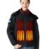 XELTEN Professional Men’s Heated Jacket with 12000mAh Large Capacity Battery Pack (US, Alpha, X-Large, Regular, Regular, Standard, Black)