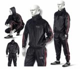 RAD Sauna Suit for men & women weight loss – Workout Sweat Suits with Hood – Fat Burning Suit – Boost Fat Burn (Red, Large)