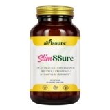 SlimSSure Integratore Alimentare con Glucomannano, Plantago Ovata, Rodiola, Ribolife, Vitamina B5 e Cromo Picolinato, 60 Compresse Predosate Senza Glutine, OGM, Lattosio, 1-2 al Giorno, avissure