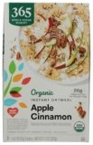 365 by Whole Foods Market, Organic Instant Oatmeal, Apple Cinnamon, 1.41 Ounce Packets (Pack of 8)