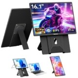Blackview Monitor Portatile Ultra-Sottile 16 Pollici FHD 1200P, Supporto Magnetico Rotante 360°, Schermo Esterno Laptop per Viaggio & Ufficio, Plug & Play – Compatibile con Windows/Mac/PC/PS5.