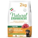 Natural Trainer Sensitive No Gluten Cibo per Cani Adulti con Agnello – 2kg