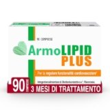 Armolipid Plus – 90 Compresse, Integratore Alimentare con Berberis Aristata, Riso Rosso Fermentato, Acido Folico, Policosanoli, Coenzima Q10 e Astaxantina