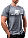 Satire Gym T-Shirt Sportiva da Uomo, S – XXL – Leggera e Traspirante, Ottimale per la Corsa e Fitness