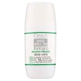 Omia, Deo Roll On Eco Biologico con Aloe Vera, Antitraspirante, Deodorante per Sudorazione Intensa, Senza Sali di Alluminio, Freschezza per 24 ore, Deodorante Uomo e Donna – 50 ml