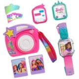 Barbie Photo Filter Play Camera and Play Smart Watch Set with Lights and Sounds, Pretend Play, Kids Toys for Ages 3 Up by Just Play