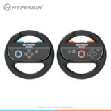 Switch 2 Accessory: Joy-Ride Racing Wheel Set 2 PC Joy-Con2/Switch Joy-Con (Black) for Nintendo Switch 2