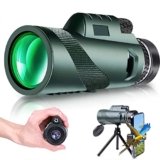 50X60 Monocular Telescope, Monoculars for Adults High Powered, High Power HD Compact Monocular BAK-4 Prism and FMC Lens, Stargazing Hunting, Wildlife Bird Watching, Travel Camping, Hiking