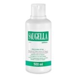 Saugella Attiva, Detergente Intimo Antibatterico, pH 3.5, con Estratto di Timo, Adatto Post Parto, in Gravidanza e Durante il Ciclo Mestruale, 500 ml