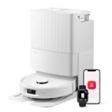 roborock QV 35S Robot Aspirapolvere, 10.000Pa, Antigroviglio, Panno Sollevabile, Autolavaggio, Asciugatura ad Aria, Stazione Tutto in Uno, Evitare Ostacoli, Strategie Pulizia dei Tappeti, Bianco