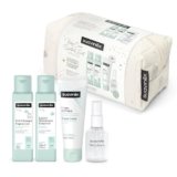 Suavinex, Beauty Case in Tessuto, Set Regalo Neonato con Cosmetici: Shampoo Gel 100 ml + Lozione Idratante 100 ml + Crema Pannolino 75 ml + Colonia Baby 50 ml. Formato viaggio. Dreams beige