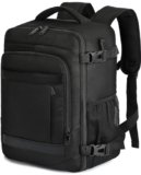 KLOSTAIN Zaino Ryanair 40x20x25 Zaino da Viaggio Aereo Bagaglio a Mano 20L Borsa da Cabina per Uomo e Donna Zaino da Viaggio Lavoro e Scuola Trekking, Nero
