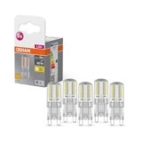 OSRAM Stella PIN Lampada LED, G9-base vetro trasparente ,Bianco caldo (2700K), 320 Lumen, sostituzione delle lampade 30W, non dimmerabile, 5-Confezione
