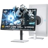KTC Monitor 27 Pollici | 2K@200Hz | | Altoparlanti Integrati | Fast IPS Panel | Tempo Risposta 1ms (MPRT) | Luminosità 450 cd/m², HDR400 | Adaptive Sync | 131% sRGB, 97% DCI-P3, ΔE＜2 | Bianco