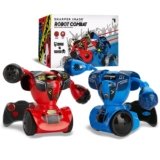 Sharper Image Robot Combat Set, Game Night RC 2-Player Remote Control Battle Robots, Kids Toys with LED Lights & Sound Effects, Wireless Infrared Technology, Fun Electronic Fighting Games