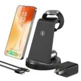 Wireless Charger for Samsung Charging Station: 3 in 1 Android Charger Stand for Samsung Galaxy Watch Ultra 8 7 6 5 Pro – Charging Dock S25 Ultra S24 S23 S22 S21 Note 20 Z Fold 6 – Galaxy Buds 3 Pro