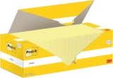 Post-it Foglietti Canary Yellow, Confezione da 12 blocchetti + 12 Gratis, 100 Fogli per blocco, 76 mm x 76 mm, Colore Giallo – Foglietti Adesivi Fogli Adesivi per Appunti, Elenchi & Promemoria