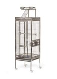 Prevue Pet Products Small Stainless Steel Playtop Bird Cage