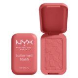NYX Professional Makeup Blush in Polvere, Per un Look Fresco e Colorato, Arricchito con Burro di Mango, Mandorle e Karitè, Sfumabile, Buttermelt, Tonalità: Feeling Butta, 5 g