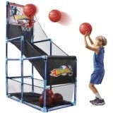 OCHIDO Arcade Basketball Game Set with 4 Ball,for Kids 3 4 5 6 7 8 9 10 +Years Old Boys,Kids Indoor/Outdoor Sport Play,Ideal Gift Age 3-5,6-8,8-10