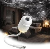 Dujuanus 2-in-1 Galaxy Projector Night Light, Multifunctional Portable Starry Sky Night Light Projector, Adjustable Brightness for Car and Bedroom Decoration (3Pcs)