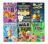 Regal Games Card Games for Kids – Go Fish, Crazy 8’s, Old Maid, Slap Jack, Garbage Monster, War – Simple & Fun Classic Family Table Games – Games May Vary (6 Set)