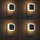 Sujeet Night Light, Night Lights Plug into Wall 4-Pack, Nightlight Plug in Night Lights, Dusk to Dawn Night Lamp Led Night Light for Bedroom, Bathroom, Hallway Warm White