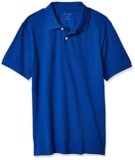 The Children’s Place boys Short Sleeve Polo Shirt, Renew Blue, 5T US