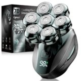 Head Shavers for Bald Men: Upgraded Detachable Head Shaver – IPX7 Waterproof Wet or Dry Electric Razor for Men – 7D LED Display Rechargeable Shaving Grooming Kit with Type-C Charge