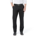 Dockers Signature Khaki Slim Fit Pants Pantaloni, Black, 32W / 34L Uomo