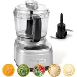 Cuisinart Mini Prep Pro: mini tritatutto e robot da cucina compatto. Trita, macina, frulla, mescola. Lama reversibile in acciaio inox. Ciotola 900 ml senza BPA. Motore compatto