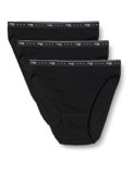 sloggi Donna 24/7 100 H Tai 3P, Nero, 36