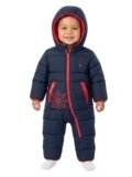Spyder Baby Snow Suit – Fleece Lined Zip Snow Pram, Baby Snowsuit for Infants for Winter for Boys and Girls, Sizes 0-24M