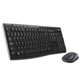 Logitech MK270 Combo Tastiera e Mouse Wireless per Windows, 2,4 GHz Compatto, 8 Tasti Multimediali e di Scelta Rapida, Durata della Batteria 2 anni, PC, Laptop, Italiano QWERTY – Nero