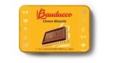 Bauducco Choco Biscuit Cookies Gift Tin – Crispy Chocolate-Covered Biscuits, Individually Wrapped for Snacking, Sharing, or Holiday Gifting, 5.7 oz (Pack of 9)