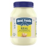 Best Foods Real Mayonnaise Mayo Jar For A Creamy Sandwich Spread or Condiment Gluten-Free, Made With 100% Cage-Free Eggs 30 oz