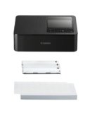 Canon Stampante fotografica portatile SELPHY CP1500 con kit carta, nero – Stampante Bluetooth wireless con accessori – Compatta e leggera – Con 54 fogli di carta 4×6