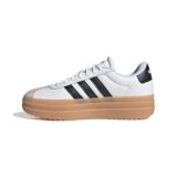 adidas Donna VL Court Bold Shoes, Ftwr White/Core Black/Wonder Beige, 38 EU