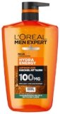L’Oréal Men Expert XXXL, gel doccia e shampoo da uomo,bagno doccia per la pulizia del corpo,dei capelli e del viso,cura del corpo da uomo,per una freschezza duratura con taurina, Hydra Energy, 1 x