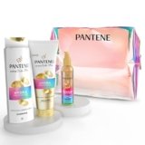 Pantene Set Regalo Donna Beauty Case Viaggio+ Linea Hydra Recharge Shampoo 250ml, Balsamo 200ml, Siero 135ml, Protegge Da Umidità, Crespo E Calore. Idratazione E Lucentezza Senza Appesantire