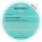 Biopoint Styling – Aqua Wax Strong Edition, Cera Capelli Modellante e Lucidante a Base d’Acqua, Fissaggio Extra Forte, Ideale per Look Bagnati, 100 ml