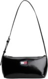 Tommy Jeans Tjw Must Shoulder Bag Aw0aw17866, Borsa a Tracolla Donna, Black (Black), One Size