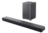 TCL S55HE Soundbar 2.1, 220W, Dolby Atmos, DTS Virtual:X, subwoofer wireless, Bluetooth 5.3, HDMI eARC, USB, ottico, montaggio a parete, telecomando incluso