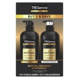 TRESemmé Rich Moisture Shampoo and Conditioner 2 Count Rich Moisture for Dry Hair Formulated With Vitamin E and Biotin 28 oz