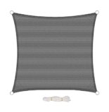 EUGAD Tenda a Vela Ombreggiante Parasole Protezione HDPE Raggi UV 95% per Esterno Giardino per Esterno, Giardino e Terrazza, Piscina